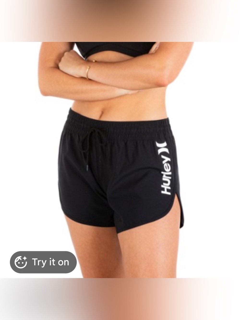 NEW HURLEY PHANTOM WOMEN’S SWIM BOARD SHORTS OAO with 5 inch inseam and pockets